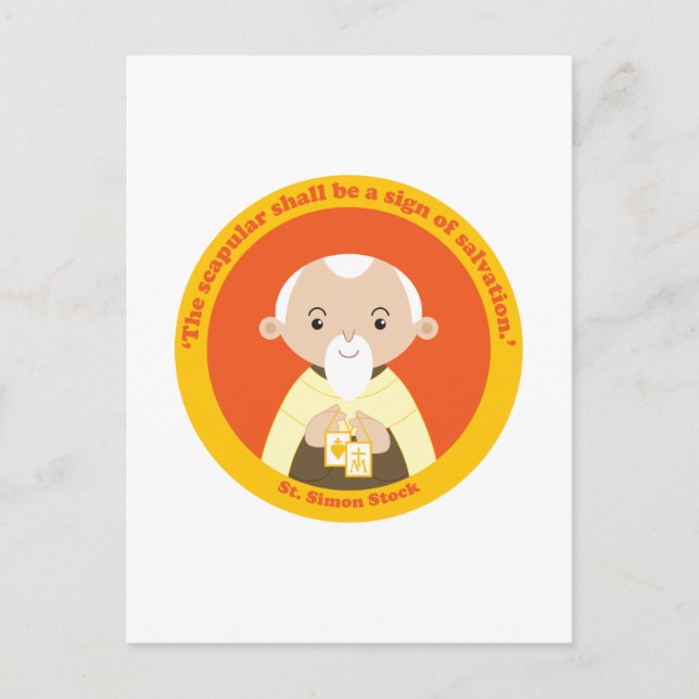 Postal St. Simon Stock (Anverso)