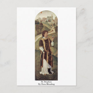 Postal St. Stephen Por Hans Memling