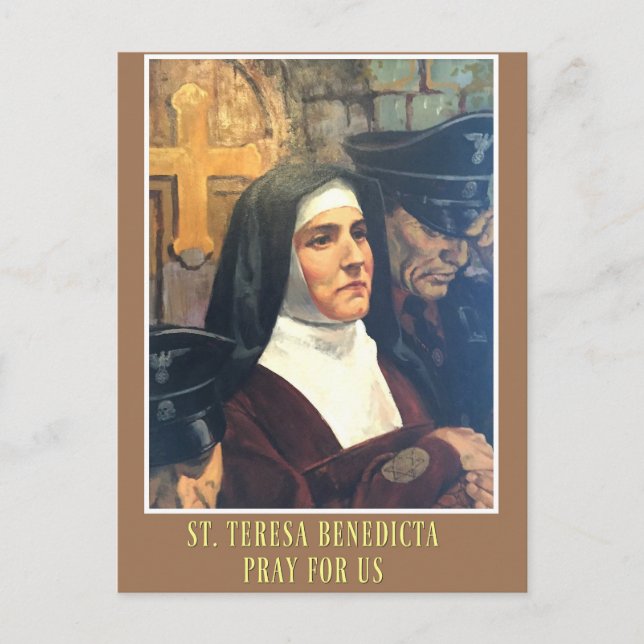 POSTAL ST. TERESA BENEDICTA DE CROSS EDITH STEIN (Anverso)