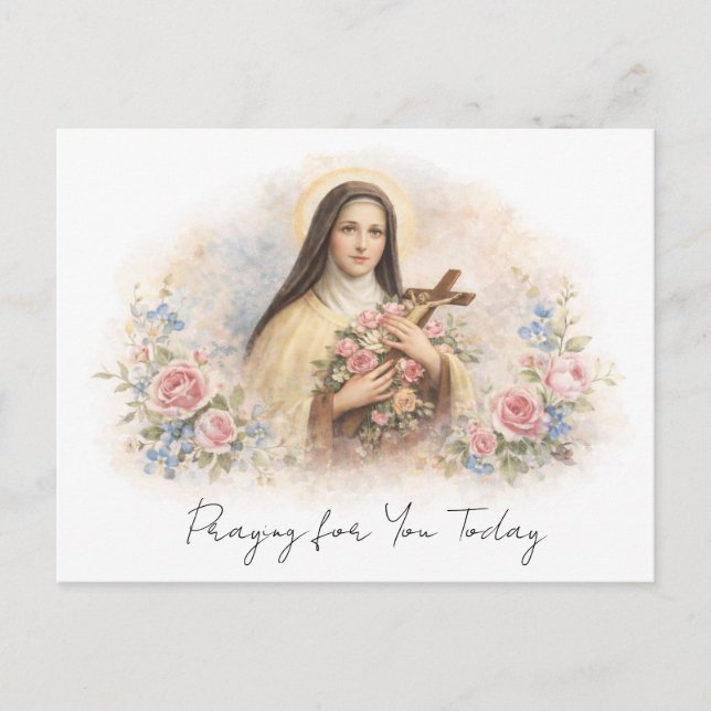 Postal St. Therese de Lisieux "Caminito"  (Anverso)