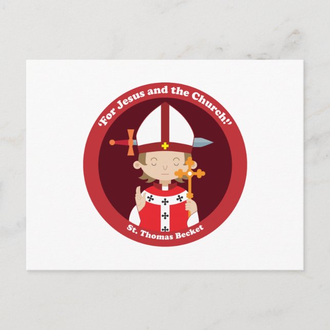 Postal St. Thomas Becket (Anverso)