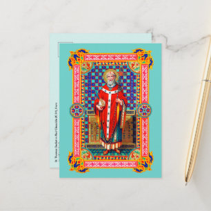 Postal St. Thomas Becket en Casuble Rojo (K 34)