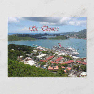 Postal St. Thomas PostCard