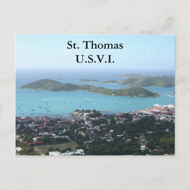 Postal St. Thomas U.S.V.I (Anverso)
