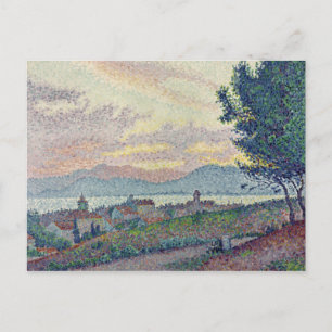 Postal St Tropez, madera de pino, 1896