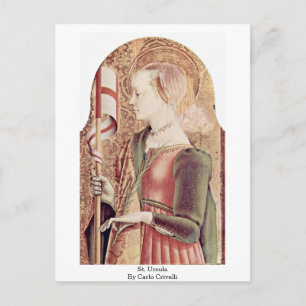 Postal St. Ursula De Carlo Crivelli