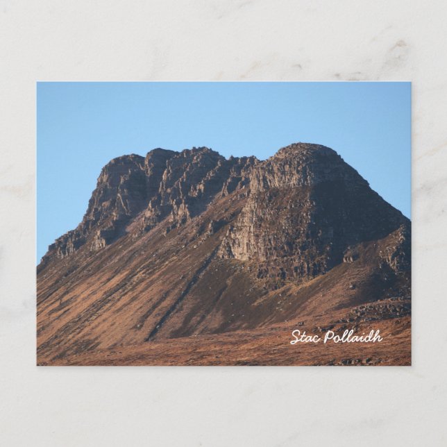 Postal Stac Pollaidh (Stac Polly) Escocia (Anverso)
