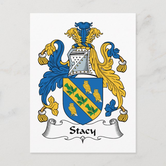 Postal Stacy Family Crest (Anverso)