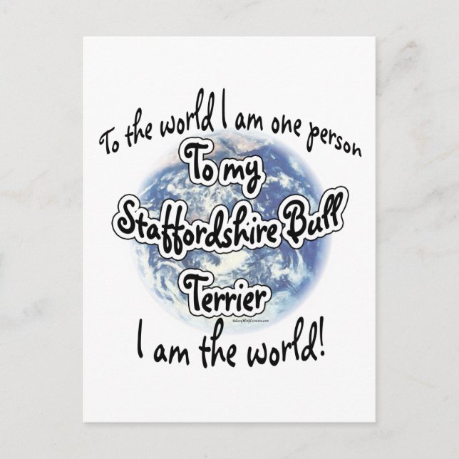 Postal Staffordshire Terrier World 2 (Anverso)
