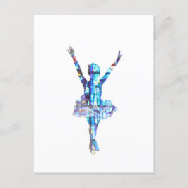 Postal StainGlass Ballerina