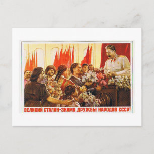 Postal stalin.leader de URSS