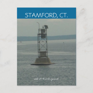 Postal Stamford, Ct Water View Postcard...