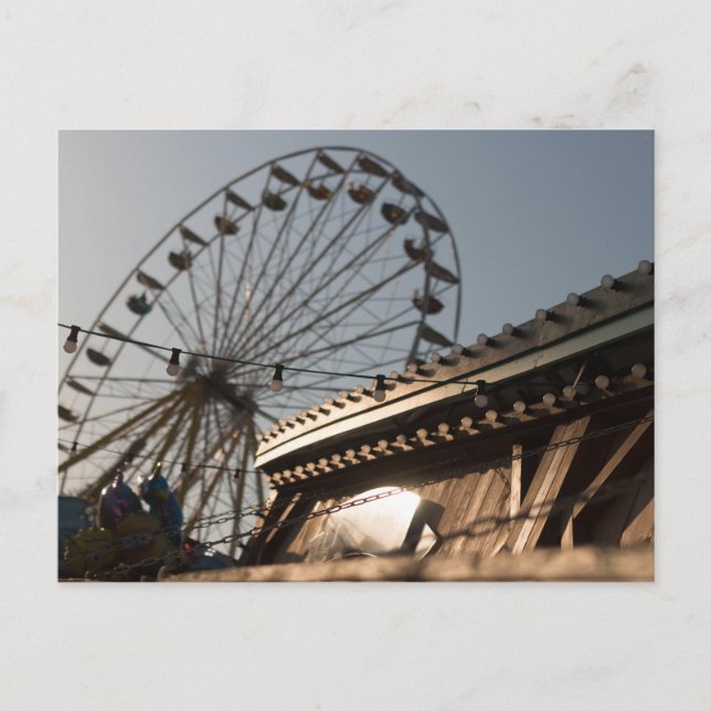 POSTAL STAND AM HAAGER HERBSTFEST MIT RIESENRAD (Anverso)