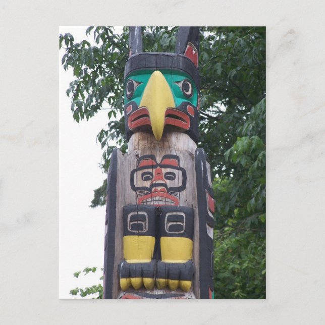 Postal Stanley Park Totem (Anverso)