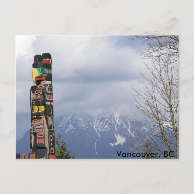 Postal Stanley Park, Vancouver, Columbia Británica (Anverso)