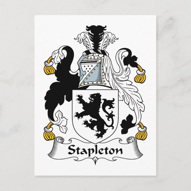 Postal Stapleton Family Crest (Anverso)