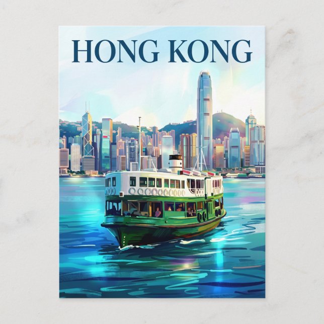Postal Star Ferry Hong Kong (Anverso)