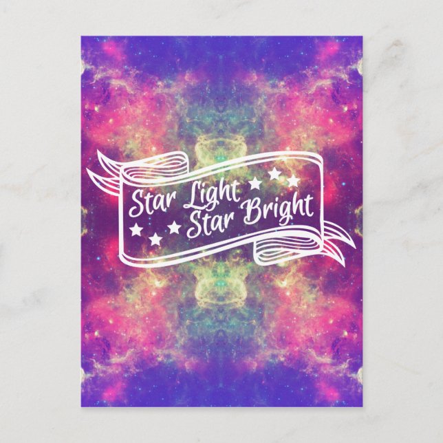 Postal Star Light Star Bright (Anverso)