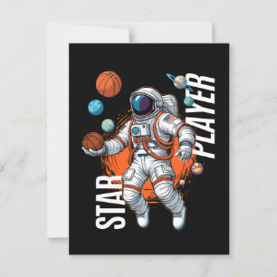 Postal Star Player - Vibes de baloncesto espacial