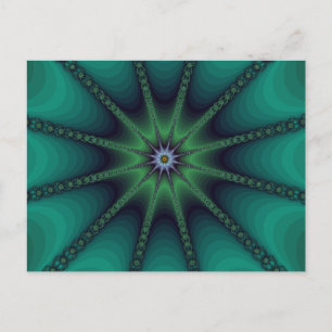 Postal Starburst de Emerald Fractal