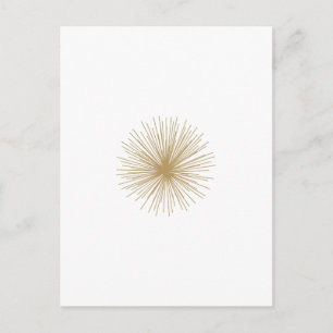 Postal Starburst Gold Sputnik