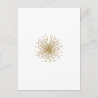 Postal Starburst Gold Sputnik