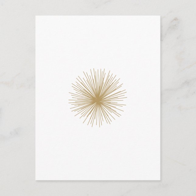Postal Starburst Gold Sputnik (Anverso)