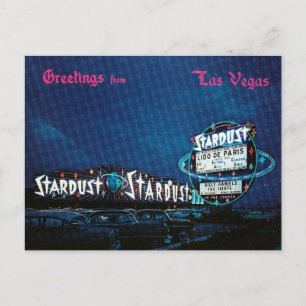 Postal Stardust Casino Vintage Las Vegas Neon