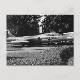 Postal Starfighter del Museo Alemán Alemán Munich Deutsch
