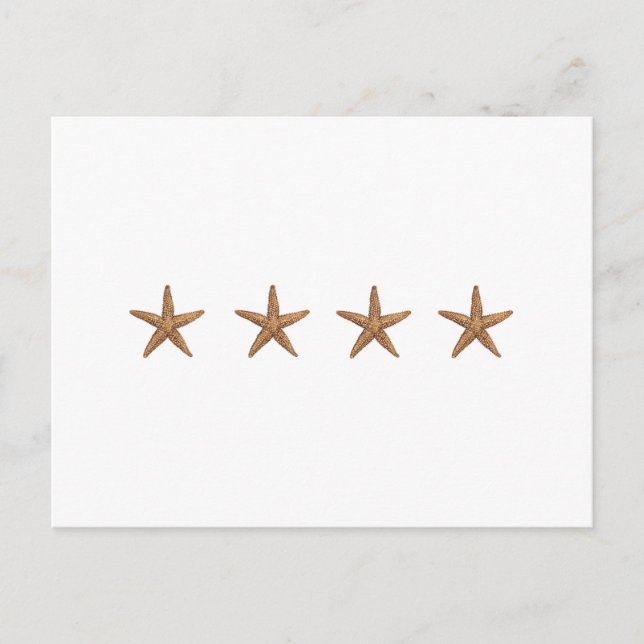 Postal Starfish - Estrella del Mar del Norte (Anverso)