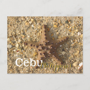 Postal Starfish marrón de Filipinas en Cebu