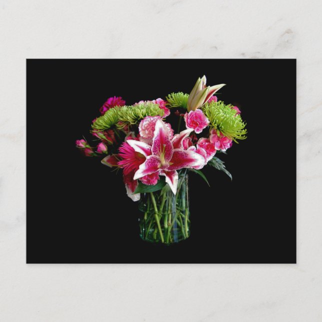 Postal Stargazer Lily Bouquet (Anverso)