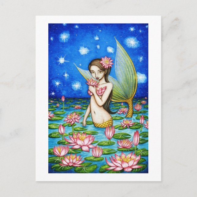 Postal Starlight Lily Mermaid (Anverso)