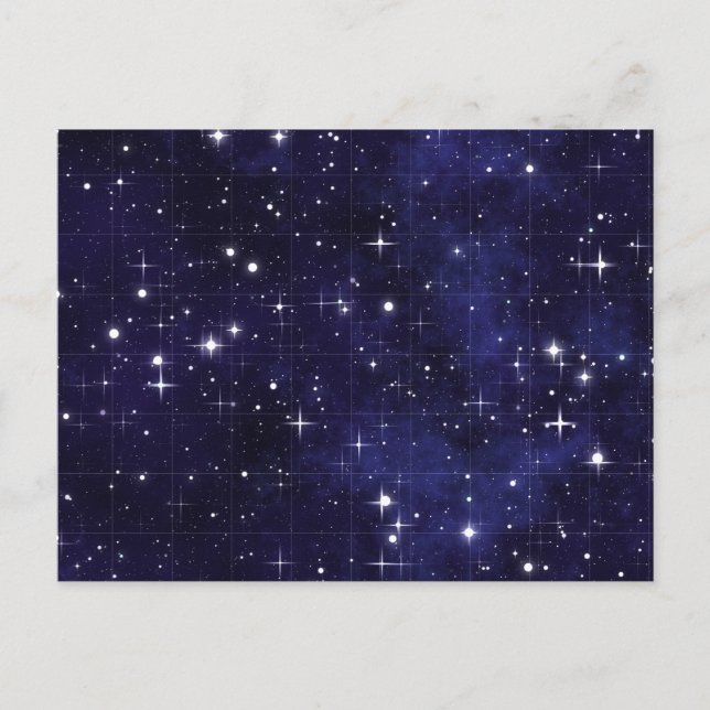 Postal Starnight Sky Grid (Anverso)