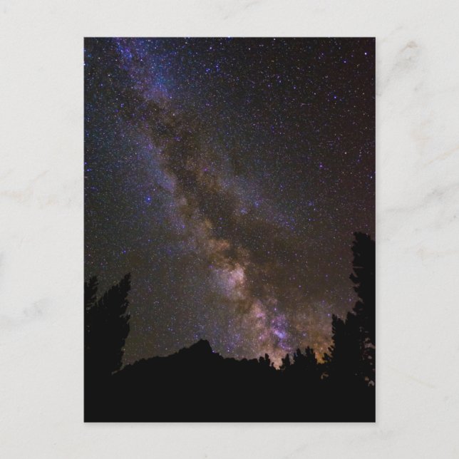Postal Starry Milky way, California (Anverso)