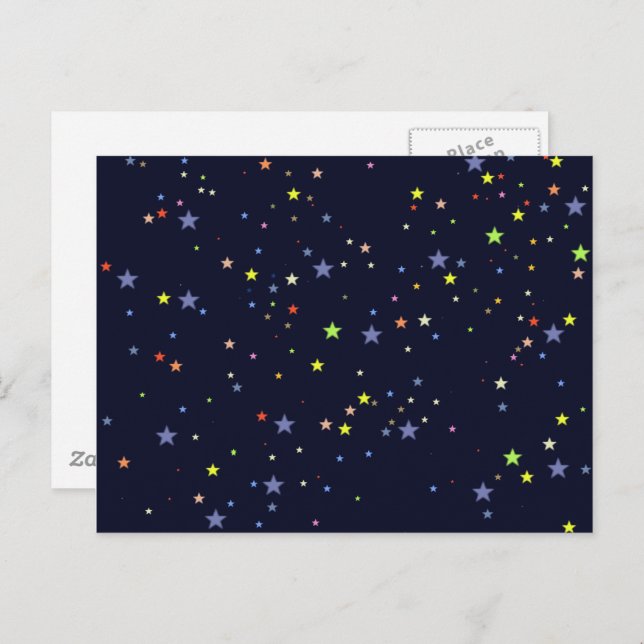 Postal Starry Night Sky (Anverso / Reverso)