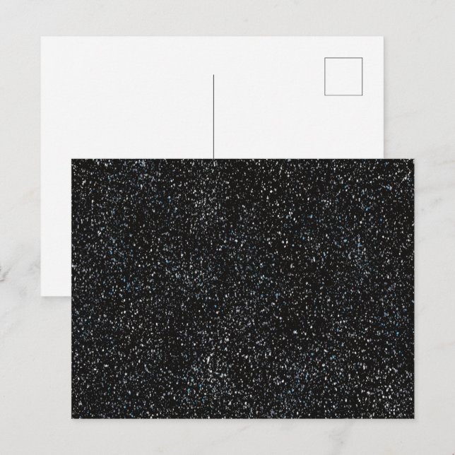 Postal Starry Sky: Arte en el espacio ultraterrestre (Anverso / Reverso)