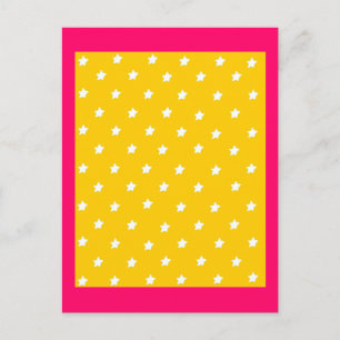 Postal Stars Gold White El MUSEO Zazzle Gifts