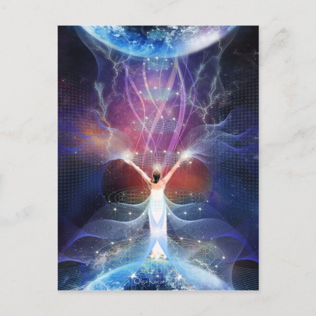 Postal "Starseme" - Entre Dos Mundos. (Anverso)