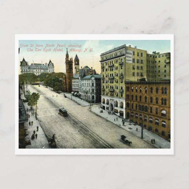 Postal State St., Albany, NY Vintage (Anverso)