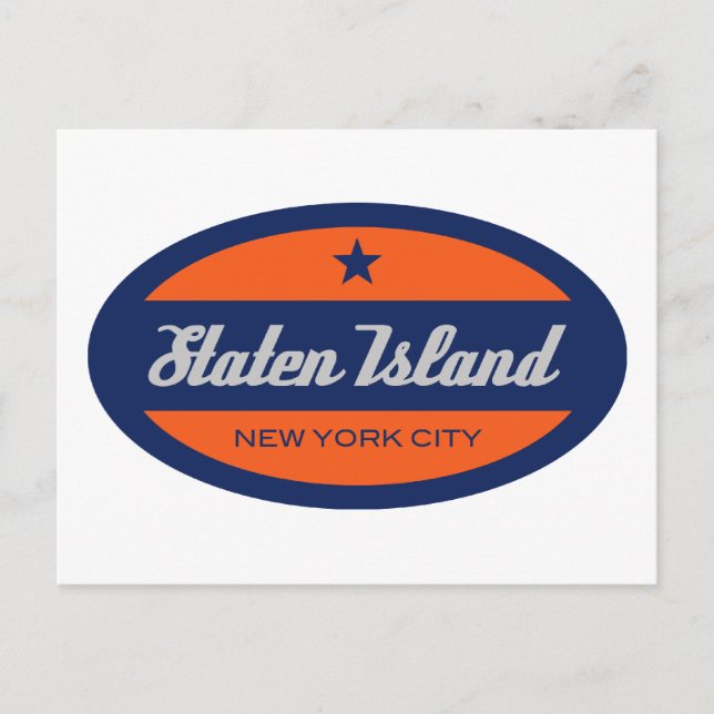 Postal *Staten Island (Anverso)