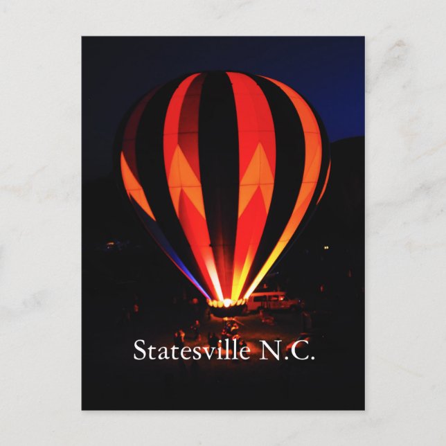 Postal Statesville N.C. (Anverso)