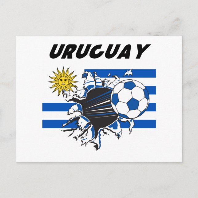 Postal Stationery Uruguay Futbol (Anverso)