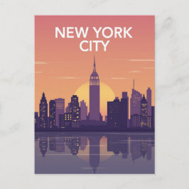 Postal Statue of Liberty Bold Graphic Est 1886