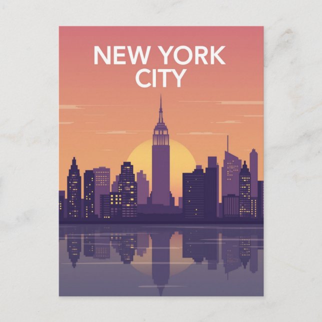 Postal Statue of Liberty Bold Graphic Est 1886 (Anverso)