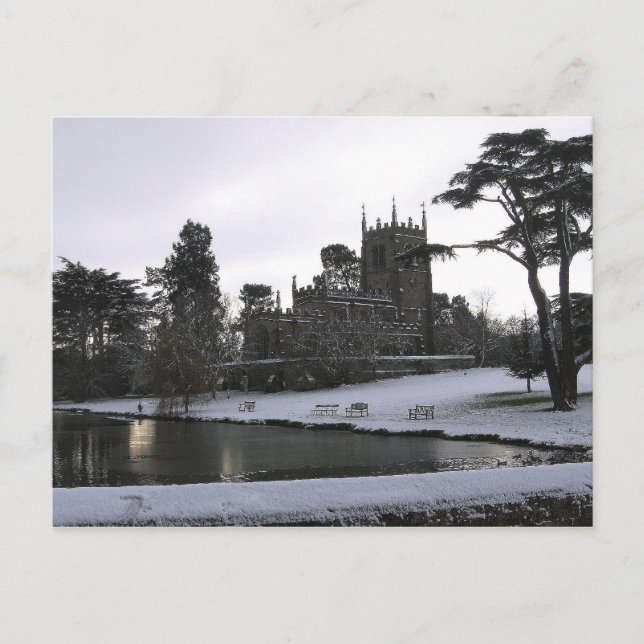 Postal Staunton Harold Church Leicestershire Inglaterra (Anverso)