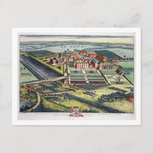 Postal Staunton Harold en el condado de Leicester Engrave