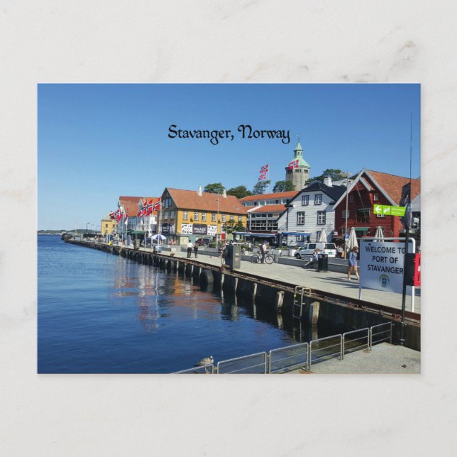 Postal Stavanger, Noruega (Anverso)