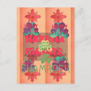 Postal Stay Blessed Happy Saint Patrick's Day Hakuna Mata