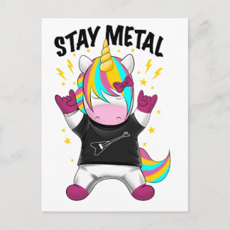 Postal Stay metal unicorn